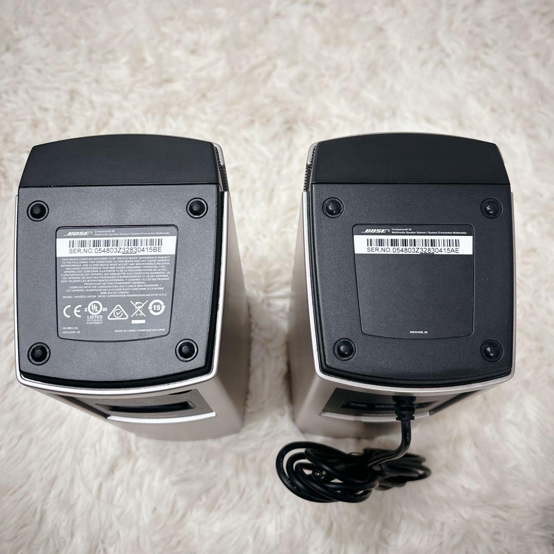 美品 BOSE Companion 20 マルチメディア スピーカー 付属品付き - メルカリ