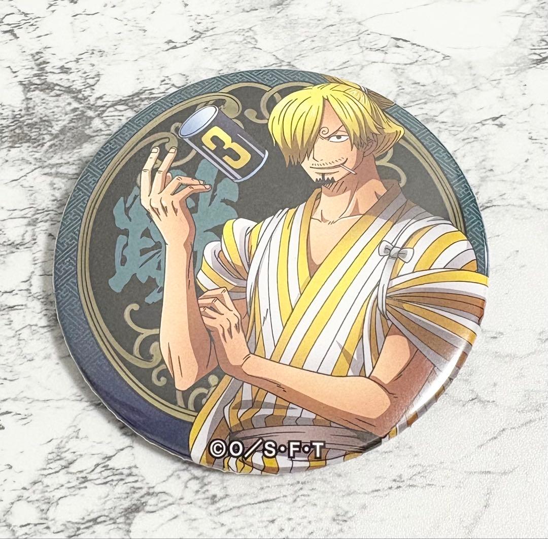 ONEPIECE ワンピース サンジ 輩缶バッジ ワノ国 - メルカリ