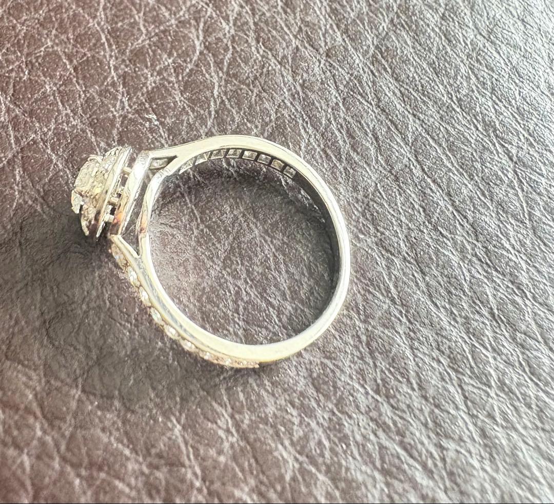 ヴァンクリーフ イコーヌソリティア 0.30ct Pt950 正規品保証書付6号