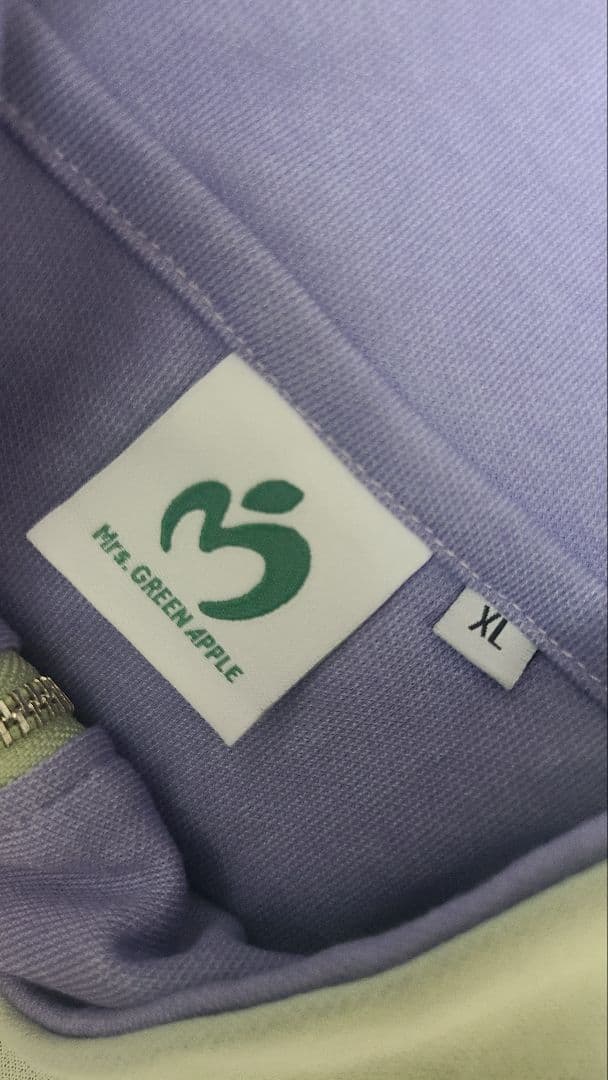 Mrs. GREEN APPLE スプリンググッズ ハーフジップ スウェットXL