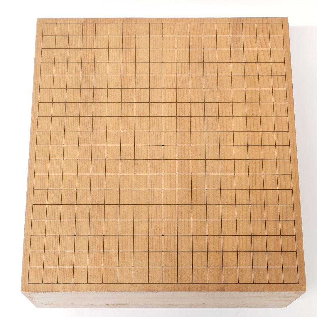 囲碁盤 へそ付き 厚さ約17.4cm 碁石セット 脚付き碁盤 本榧? 新榧