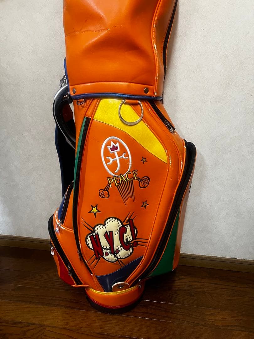 CASTELBAJAC ゴルフバッグ オレンジ 楽天市場】カステルバジャック ゴルフ キャディバッグ カート型 5分割