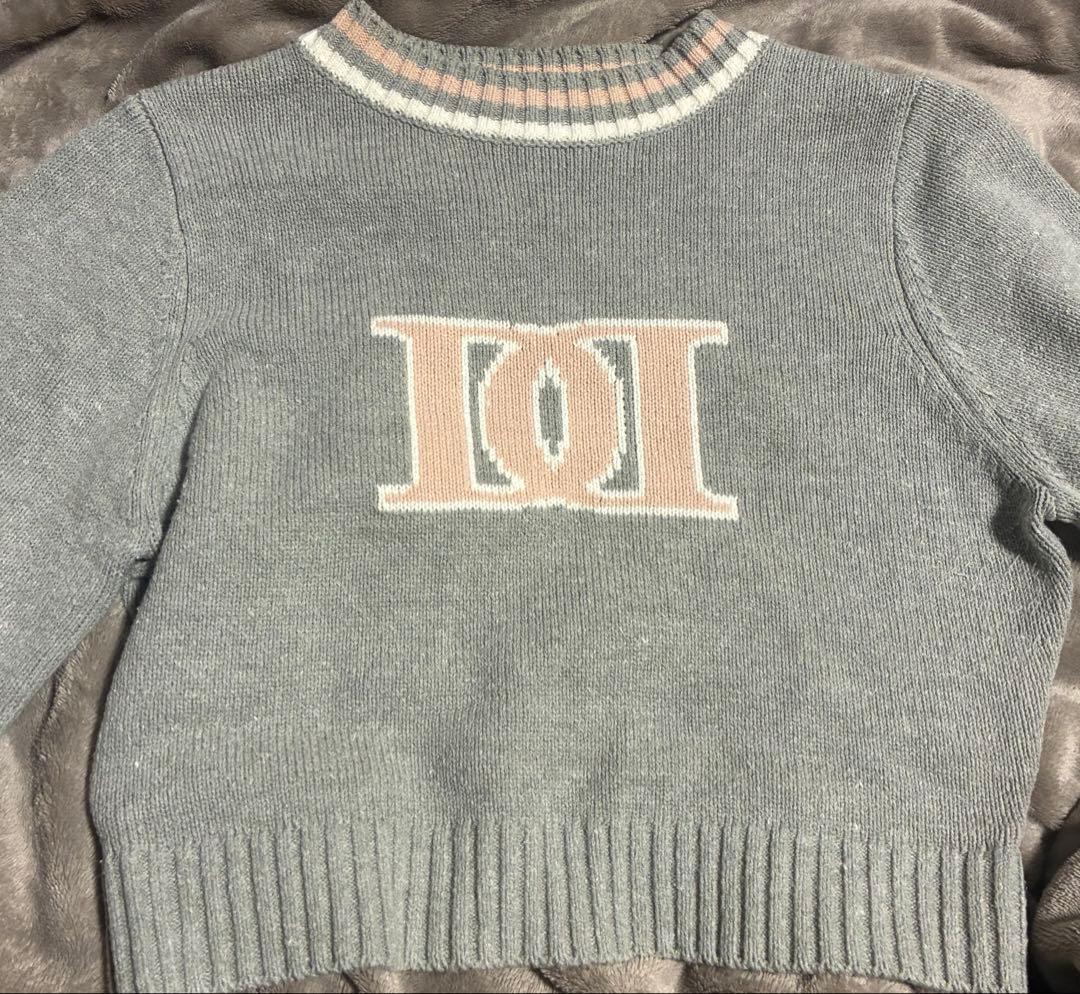 Darich ダーリッチ レトロDDロゴニットトップス グレー - メルカリ