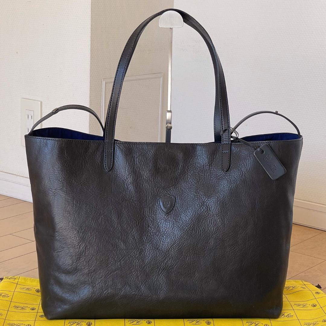 【極美品・定価132,000円】フェリージ 15/20 (保存袋付) Felisi（フェリージ）シュリンクレザートートバッグ 15/20/LD+DS