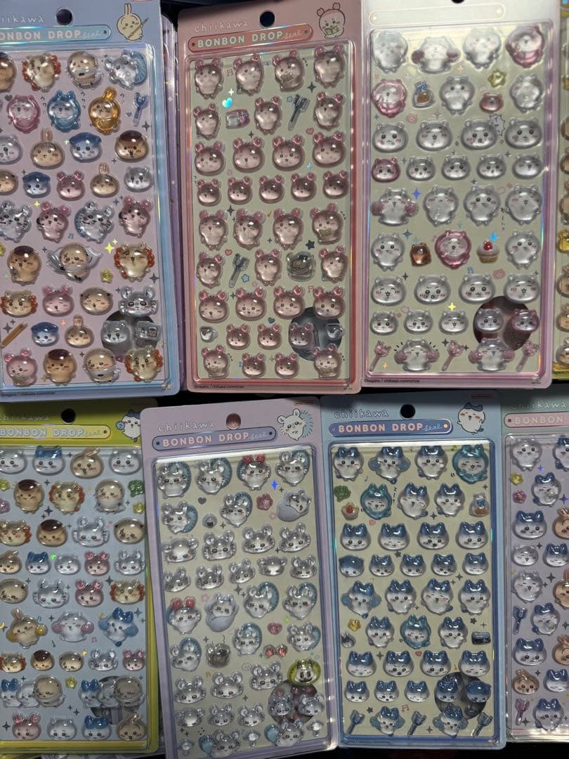 ボンボンドロップシール129枚大量セット