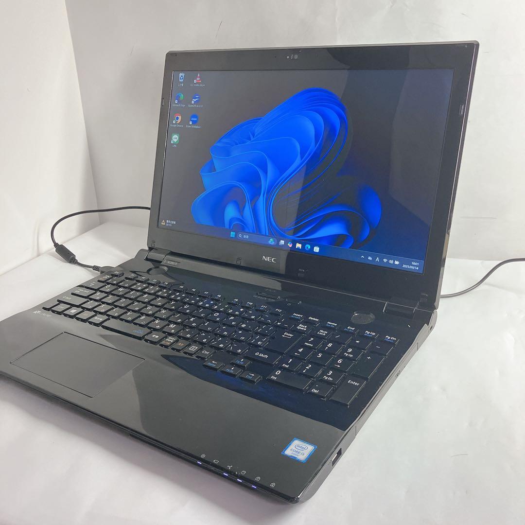 カメラ/DVD搭載　 初期設定済み ssd Lavie ノートPC win11 LaVie N WEBカメラ/中古/15.6型ノートPC/Win11H/最大高速SSD512GB/最大