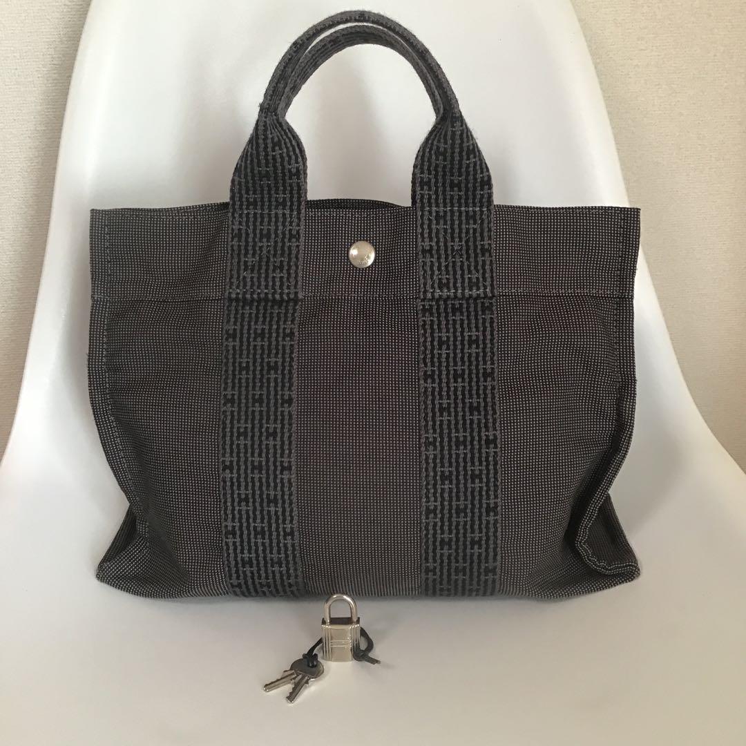 HERMESエルメス　エールライントートバッグPM カデナ付き HERMES（エルメス） HERLINE Tote Bag MM エールライン トートバッグ