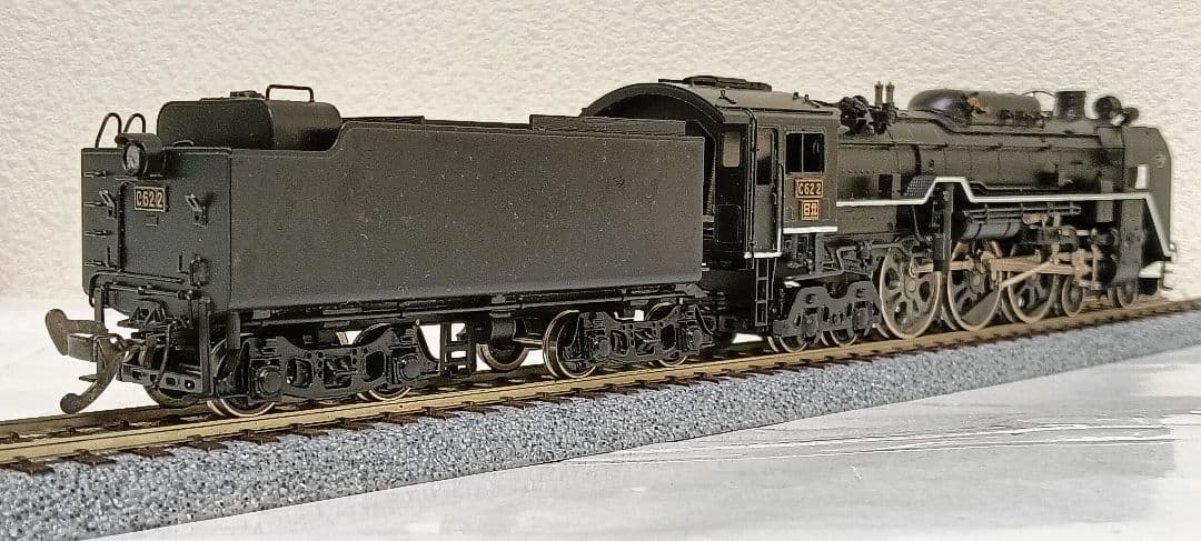 HOゲージ 天賞堂 Ｃ622号機蒸気機関車、No;491、メンテナンス済
