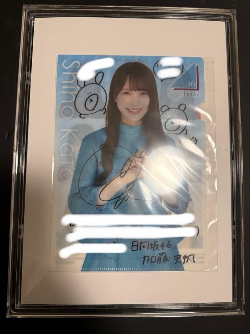 日向坂46 直筆サイン入りクリアファイル