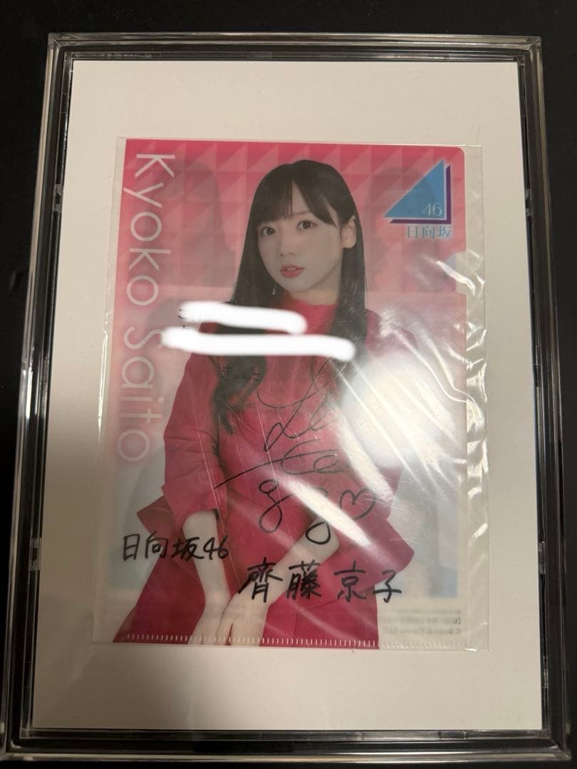 日向坂46 直筆サイン入りクリアファイル