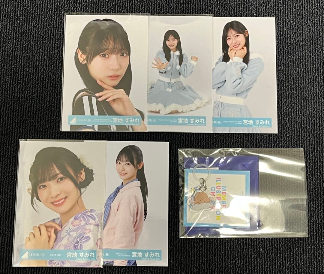 日向坂46 宮地すみれ 生写真5枚とイラストチャーム - メルカリ