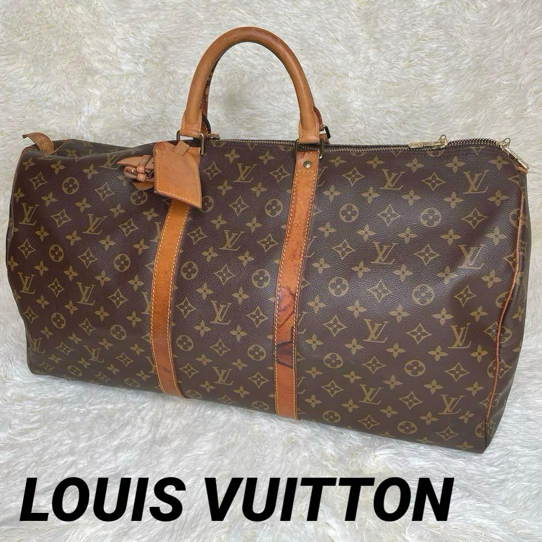 LOUIS VUITTON キーポール55 ボストンバッグ LOUIS VUITTON ルイヴィトン (Vintage) キーポル 55 ボストンバッグ – Trip