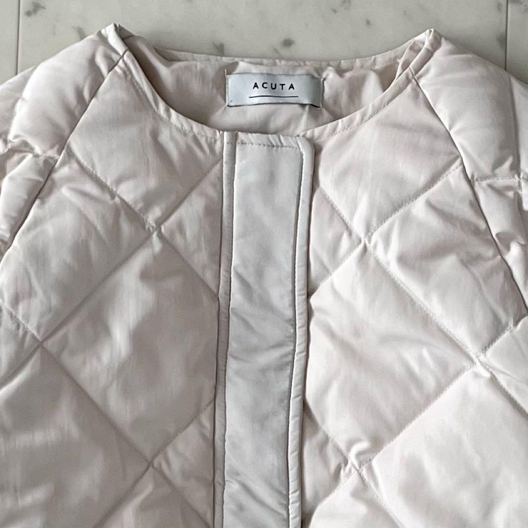 美品＊アーバンリサーチ コクーンキルティングダウン acuta アイボリー