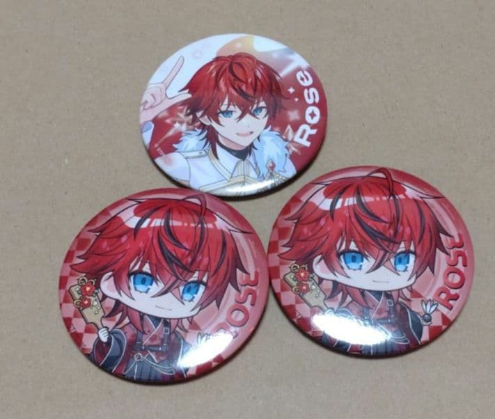めておら ロゼくん 缶バッジ3個 - メルカリ