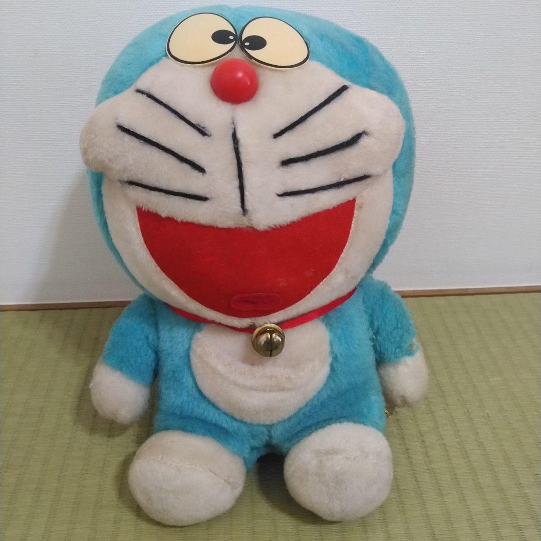 ドラえもん ぬいぐるみ PetitAmour 鈴付きレア 昭和レトロ - メルカリ