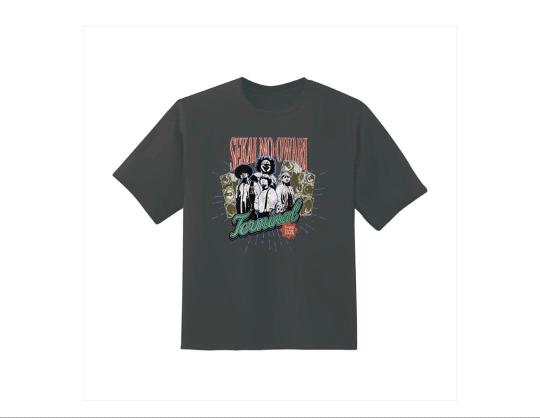 ターミナル　セカオワ　Terminal Tシャツ　黒　L