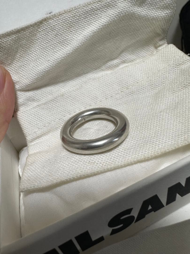 SV925 ジルサンダー クラシックリング Lサイズ 箱付 - メルカリ