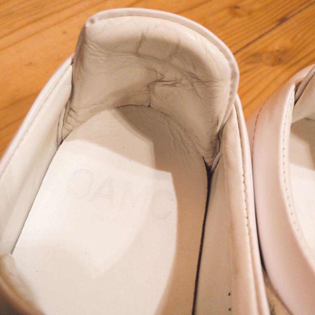 【定価6万超え・イタリア製】OAMC パッチスニーカー 白 27.5cm 希少