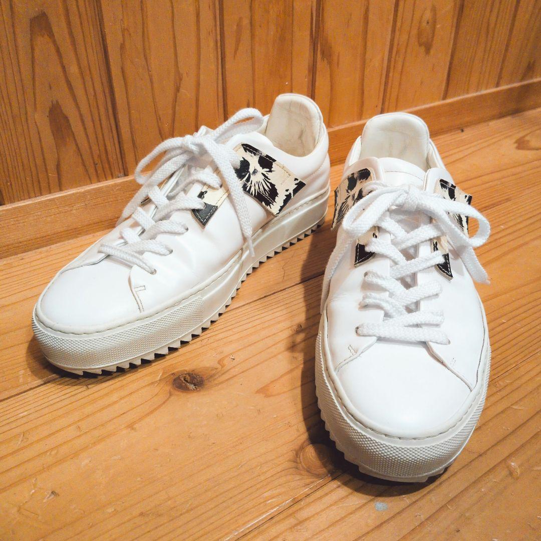 【定価6万超え・イタリア製】OAMC パッチスニーカー 白 27.5cm 希少