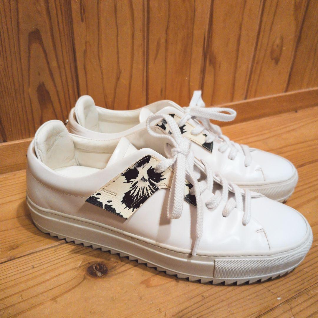 【定価6万超え・イタリア製】OAMC パッチスニーカー 白 27.5cm 希少