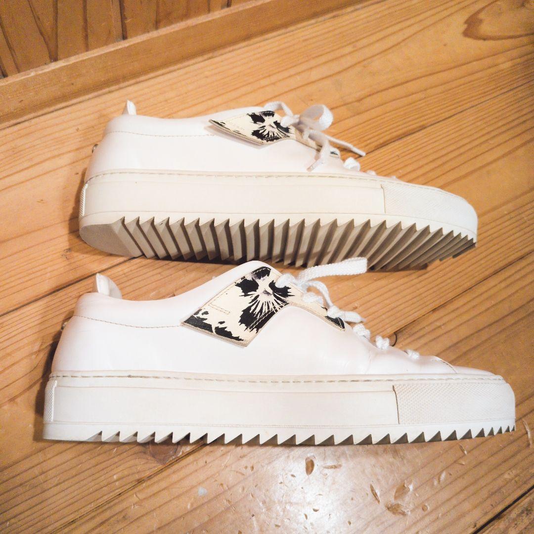 【定価6万超え・イタリア製】OAMC パッチスニーカー 白 27.5cm 希少