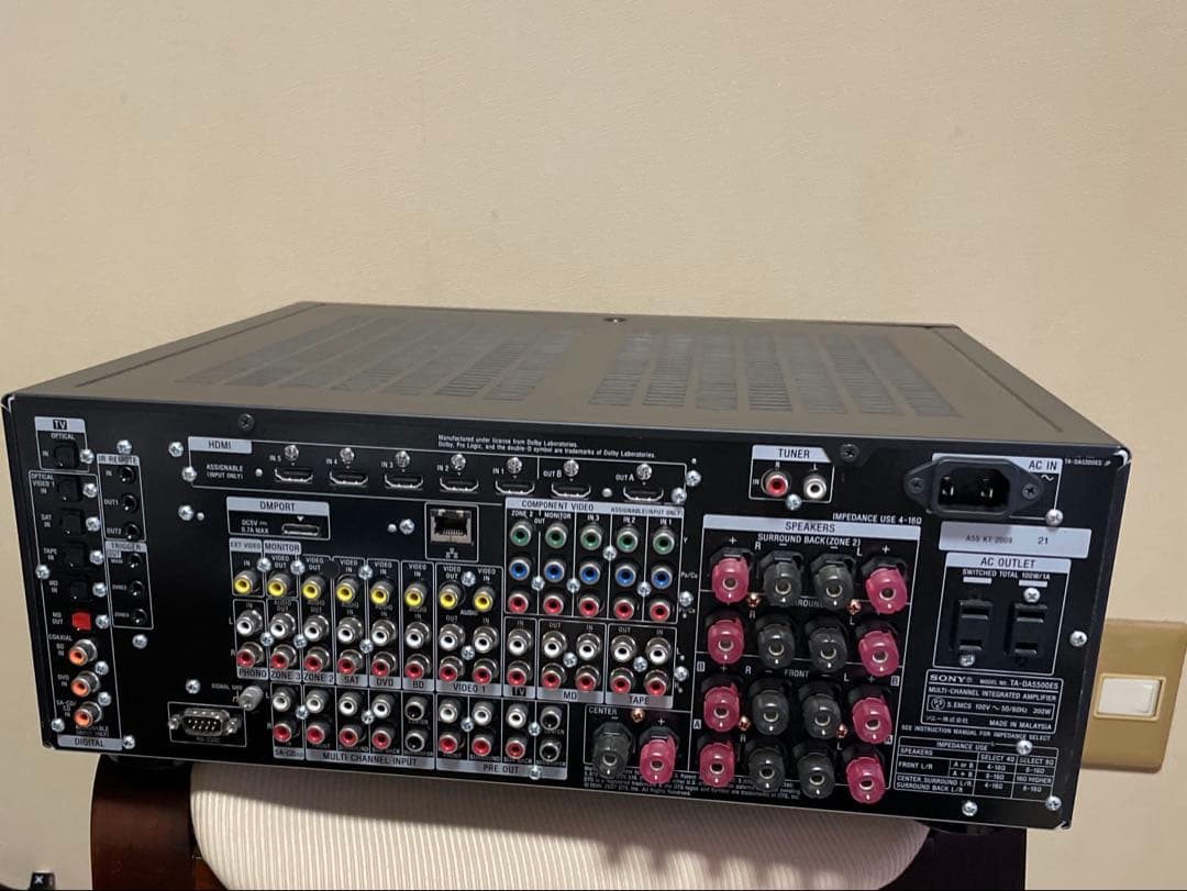 SONY DA5500ES AVアンプ - アンプ新 モデル