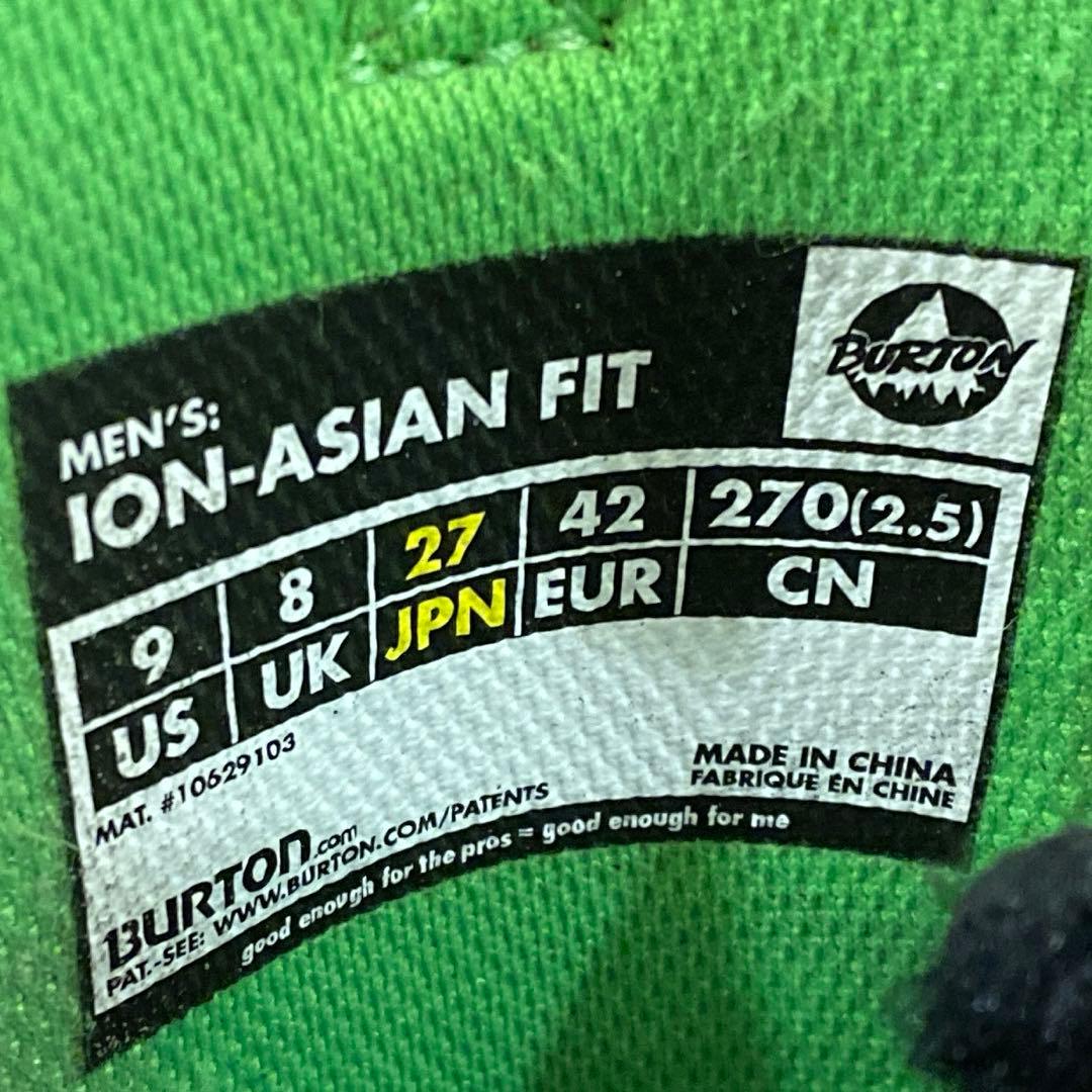 【即日発送】BURTON スノボブーツION-ASIAN FIT 27.0cm