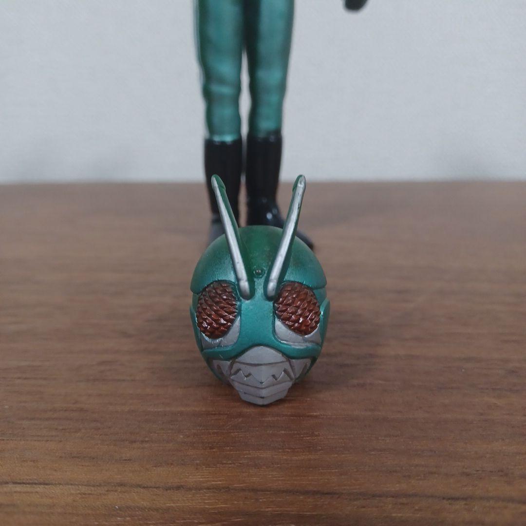 当時もの　ポピー製「仮面ライダー　スカイライダー」面取れソフビフィギュア