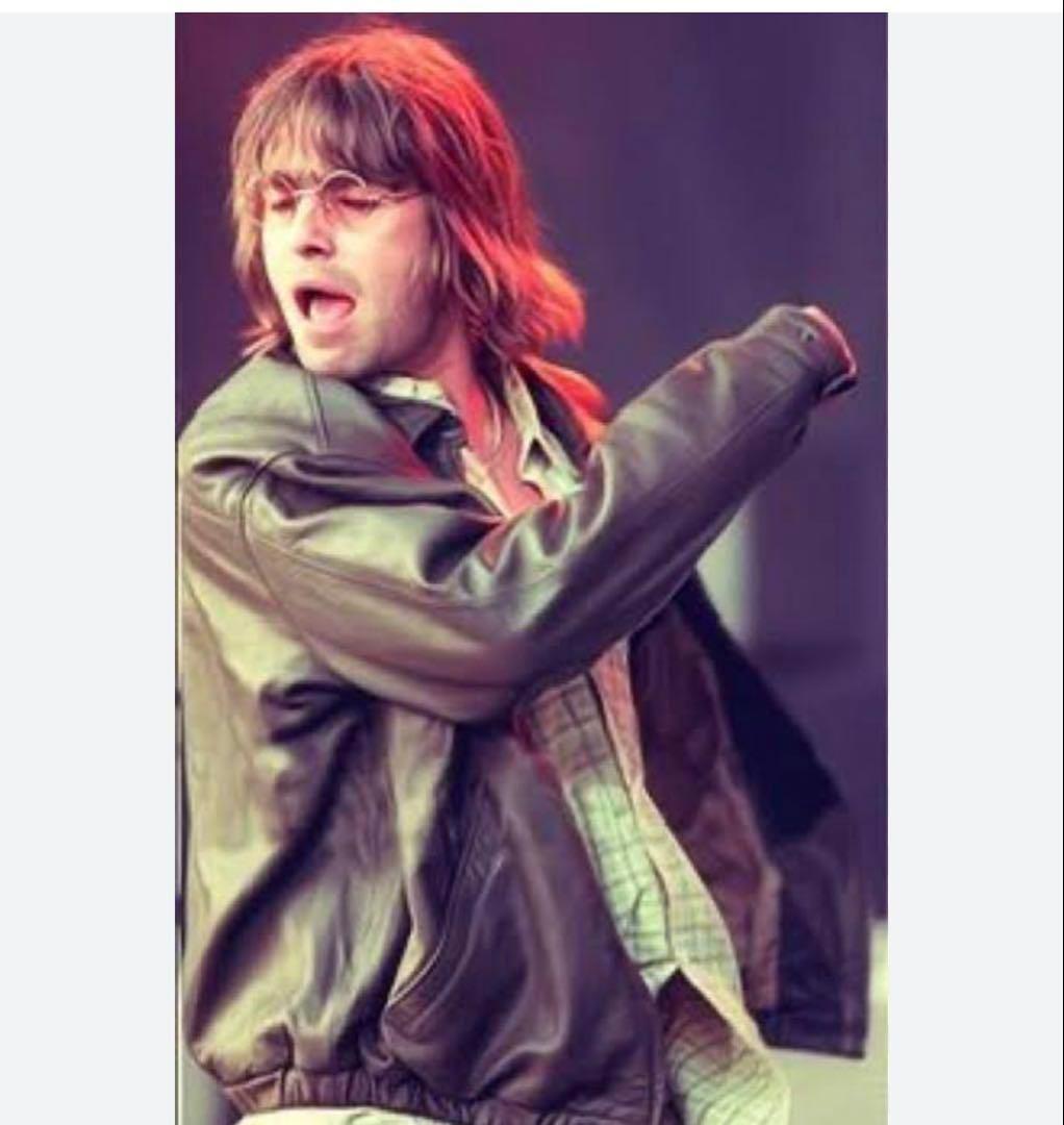 希少 リアムギャラガー着 90s Ralph Lauren レザージャケット - メルカリ