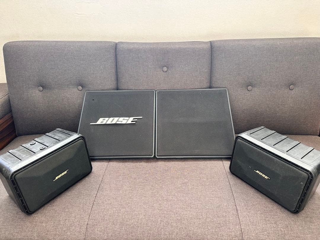 BOSE スピーカー 4個セット ブラック 101 と111PYB Amazon.co.jp: BOSE SURROUND SPEAKERS ワイヤレスリアスピーカー