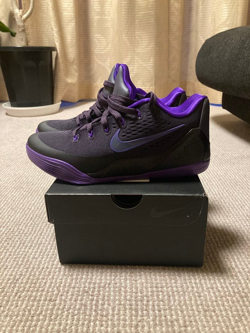 Nike Kobe IX ELITE LOW EM PROTRO 黒/紫 最新リーク｜Nike Kobe 9 Low EM Protro 