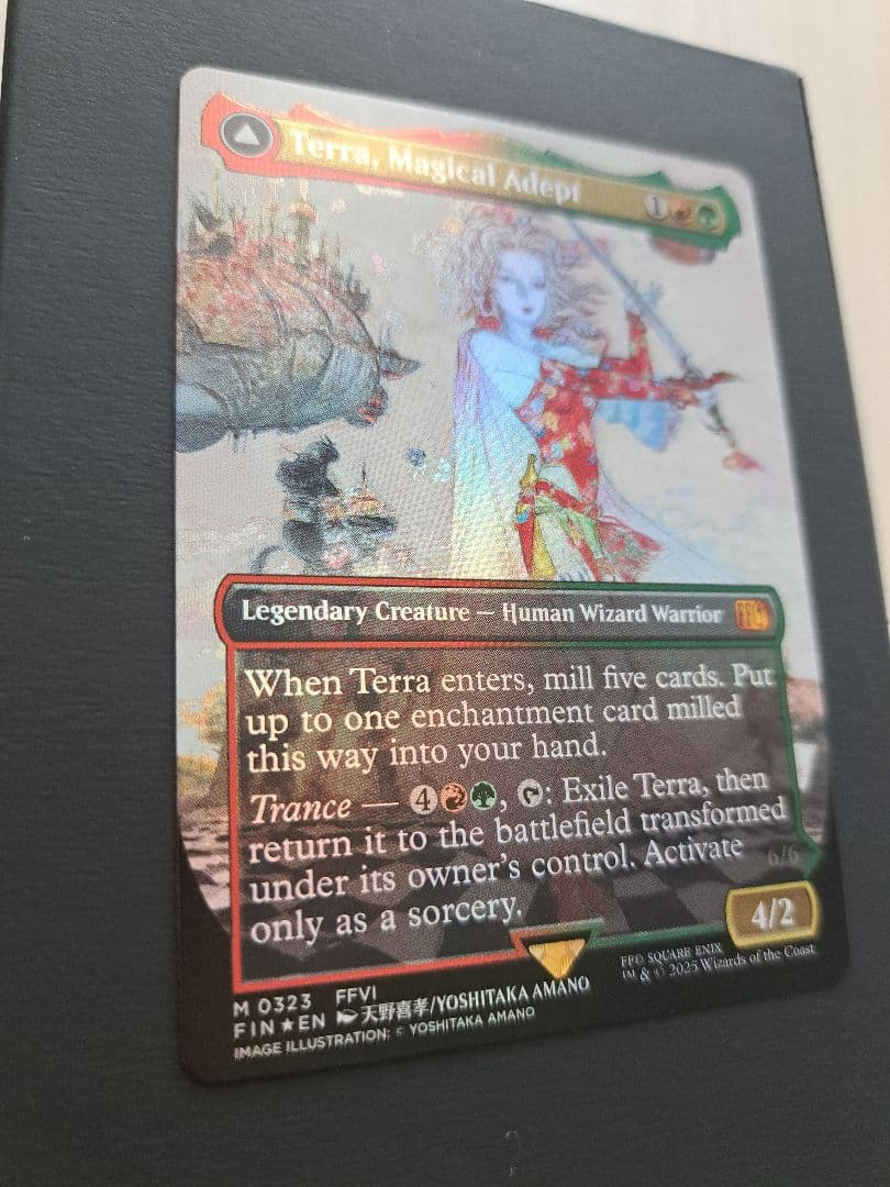 mtg 魔導戦士、ティナ foil ボーダーレス カード