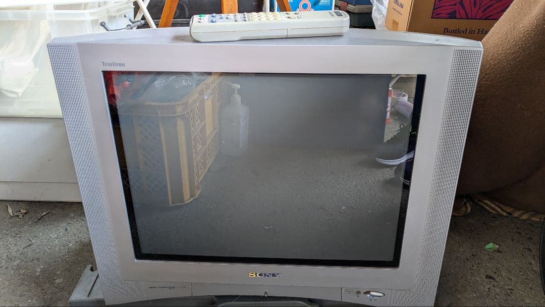 SONY ブラウン管テレビ KV-21DA55 リモコン付き 動作確認済み