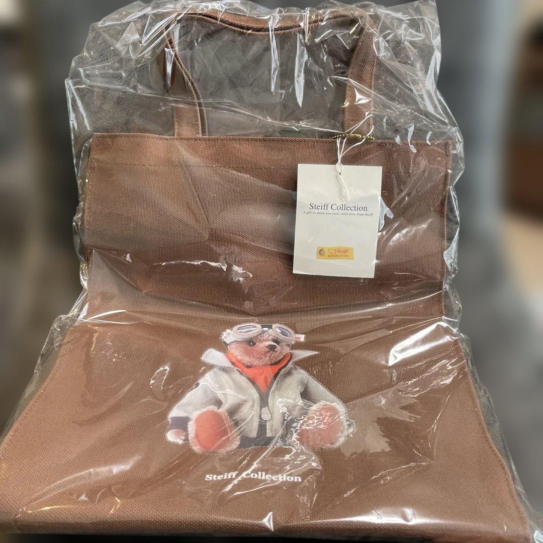 シュタイフ テディベア JAL Pilot Teddy bear 限定版トート付