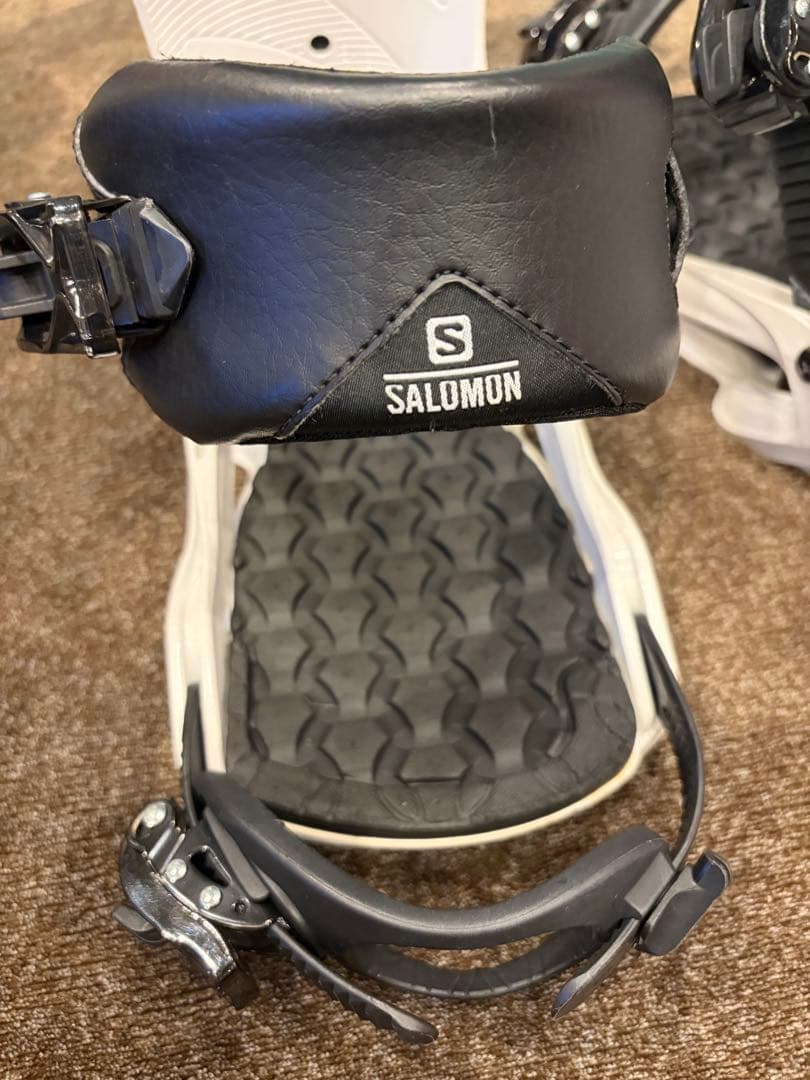 Salomon スノーボードビンディング ホワイト/ブラック Sサイズ - メルカリ