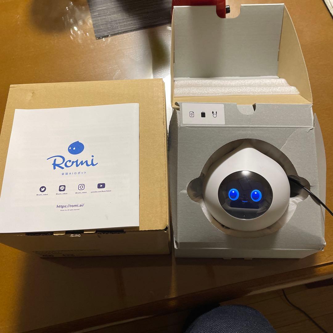 t*o様 Romi ロミィ　ＡＩロボット P02 Romi MIXI公式 コミュニケーションロボット ロミィ AI ロボット パール