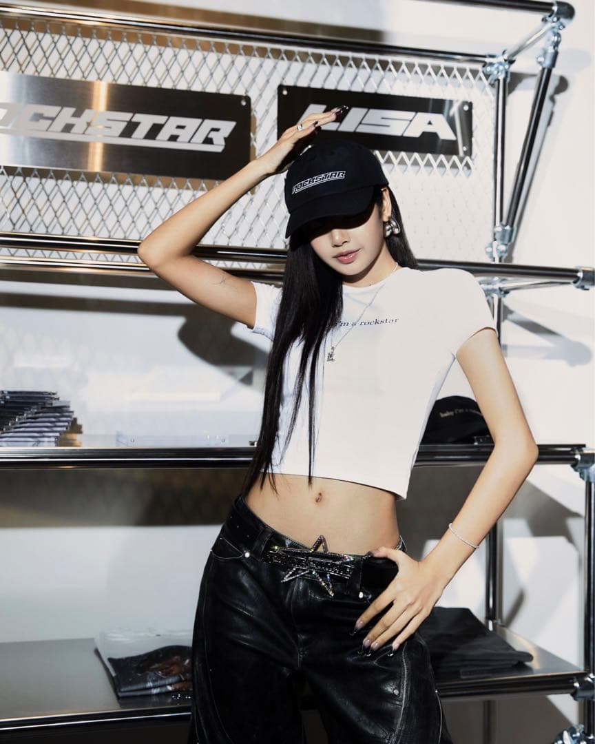 LiSA ROCKSTAR ポップアップ クロップドTシャツ Mサイズ 韓国 - メルカリ