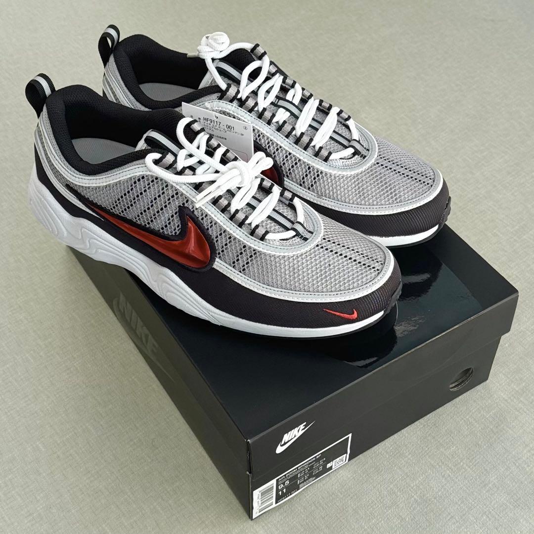 m*3様 【新品未使用】Nike Air Zoom Spiridon SP 27 NIKE AIR ZOOM SPIRIDON SP METALLIC SILVER/SPORT RED-BLACK-WHITE