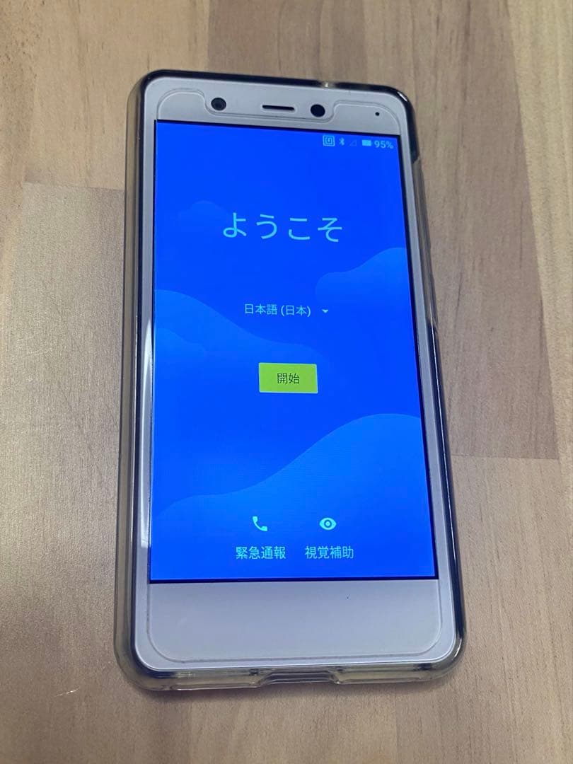 Rakuten mini c330 ケース＆保護フィルム付き 白 - メルカリ