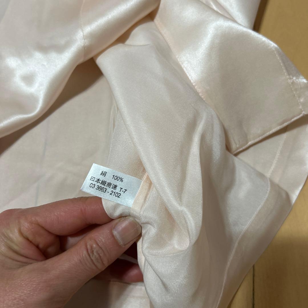 新品未使用ランコムLANCOMEシルク100%ピンクパジャマフリーサイズ