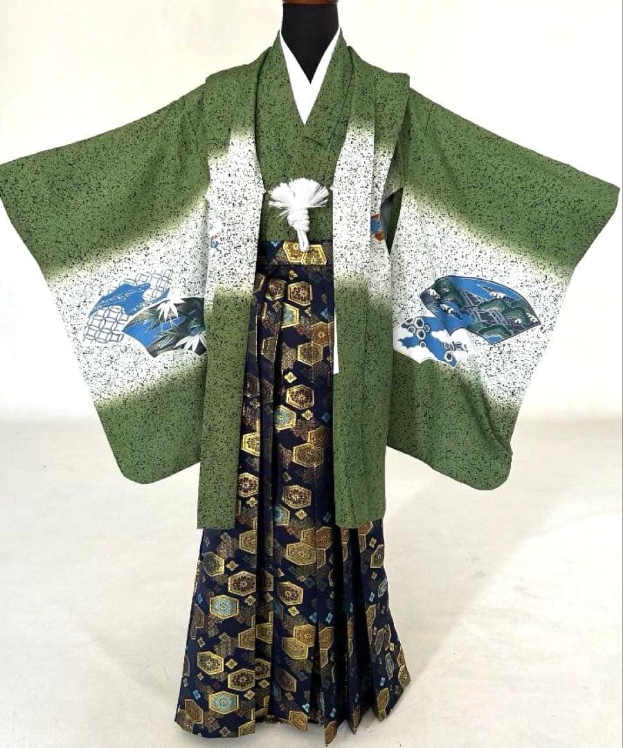 七五三７歳 羽織・羽織紐・着物・長襦袢・袴・帯・懐剣・ 肩上げ済み SOUBIEN（創美苑） 七五三 着物 5歳 販売 五歳 袴セット 10点セット