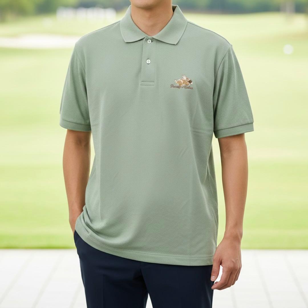 Y3592*パーリーゲイツ☆ゴルフウェア☆ゴルフシャツ☆ポロシャツ☆緑グリーン PEARLY GATES（パーリーゲイツ） パーリーゲイツ×PEANUTS 半袖