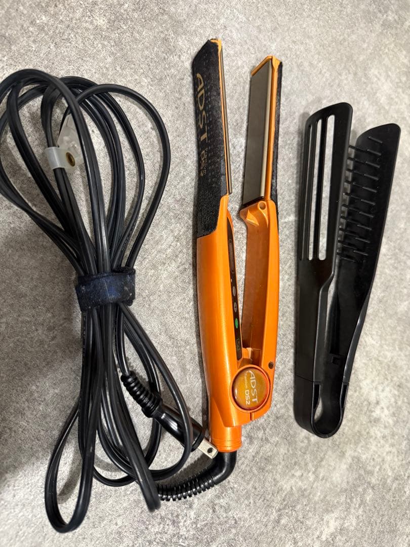 ADST Premium DS2 ストレートヘアアイロン オレンジ　おまけ付き 正規品 ADST Premium DS2 アドスト ストレートアイロン パールオレンジ