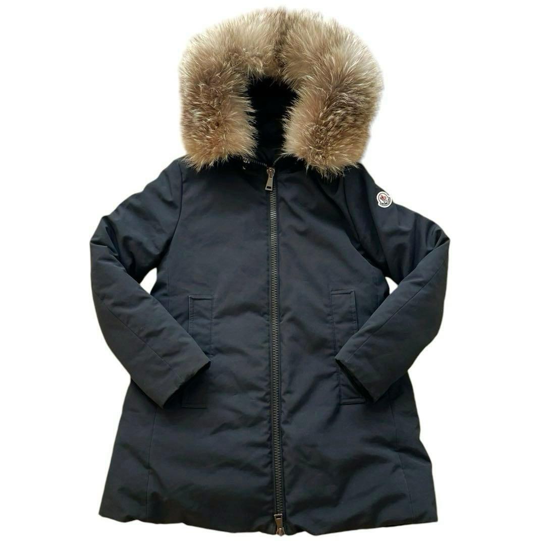 極美品】MONCLER BLAVET フォックスファーダウン ネイビー 00 - メルカリ