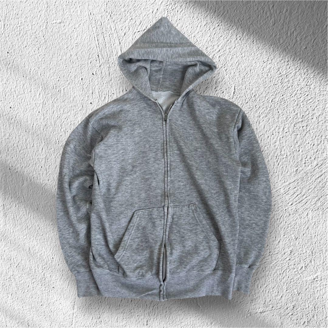 70s 80s 霜降りvintage 片爪 YKK ジップパーカー 襤褸 y2k - メルカリ