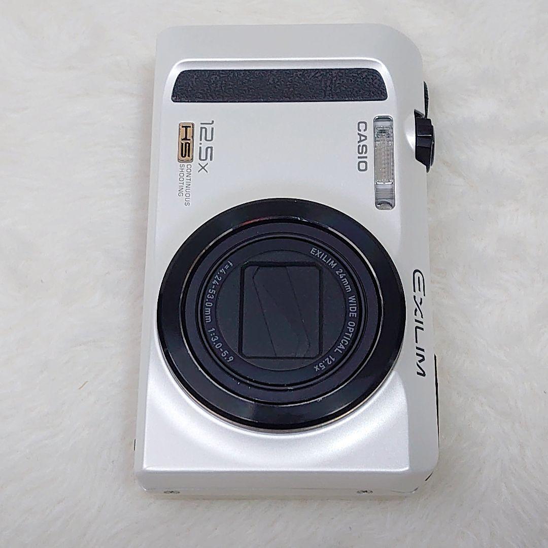 ✨極美品✨CASIO EXILIM EX-ZR100 ホワイト 稼働品 デジカメ - メルカリ