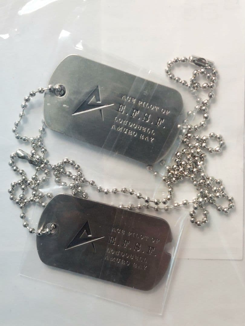 激レア　新品未開封　『 逆襲のシャア』アムロ・レイ　ドッグタグネックレス