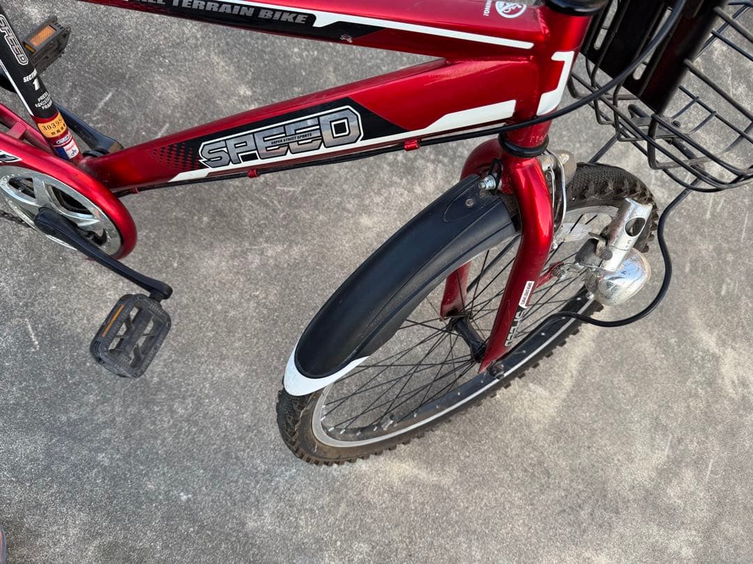 直接引き渡し限定群馬】24インチ マウンテンバイクASAHIシマノ6段変速