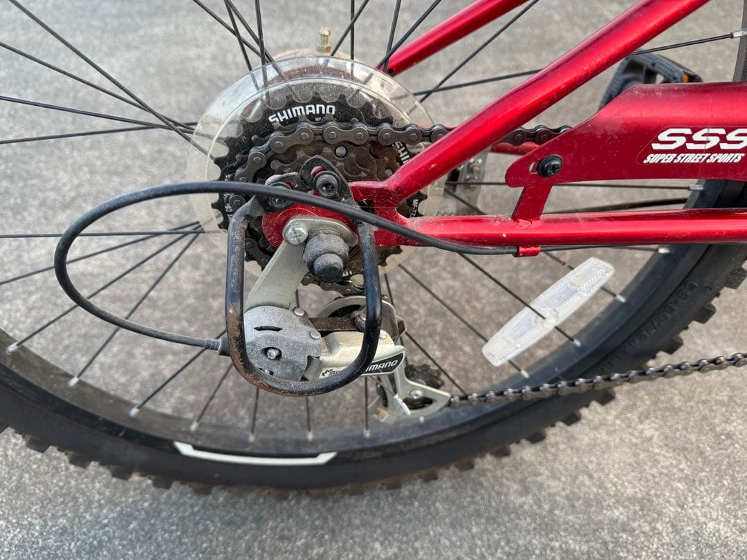 直接引き渡し限定群馬】24インチ マウンテンバイクASAHIシマノ6段変速