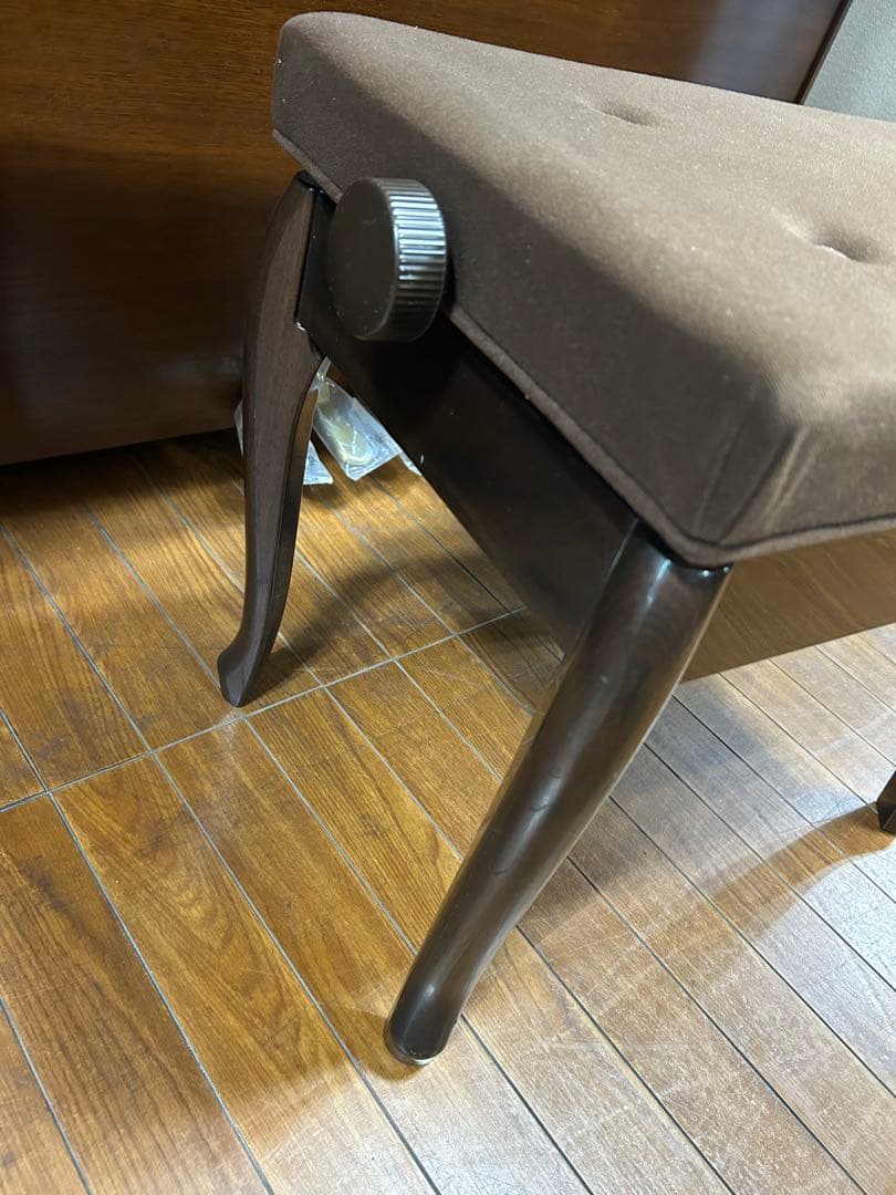 高低自在ピアノ椅子 YAMAHA 猫脚 ウォルナット - メルカリ